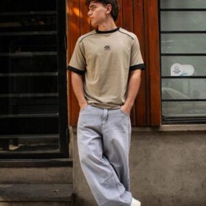 JEANS SUP. BAG. GRIS CLARO