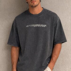 remera rustica doble stampa